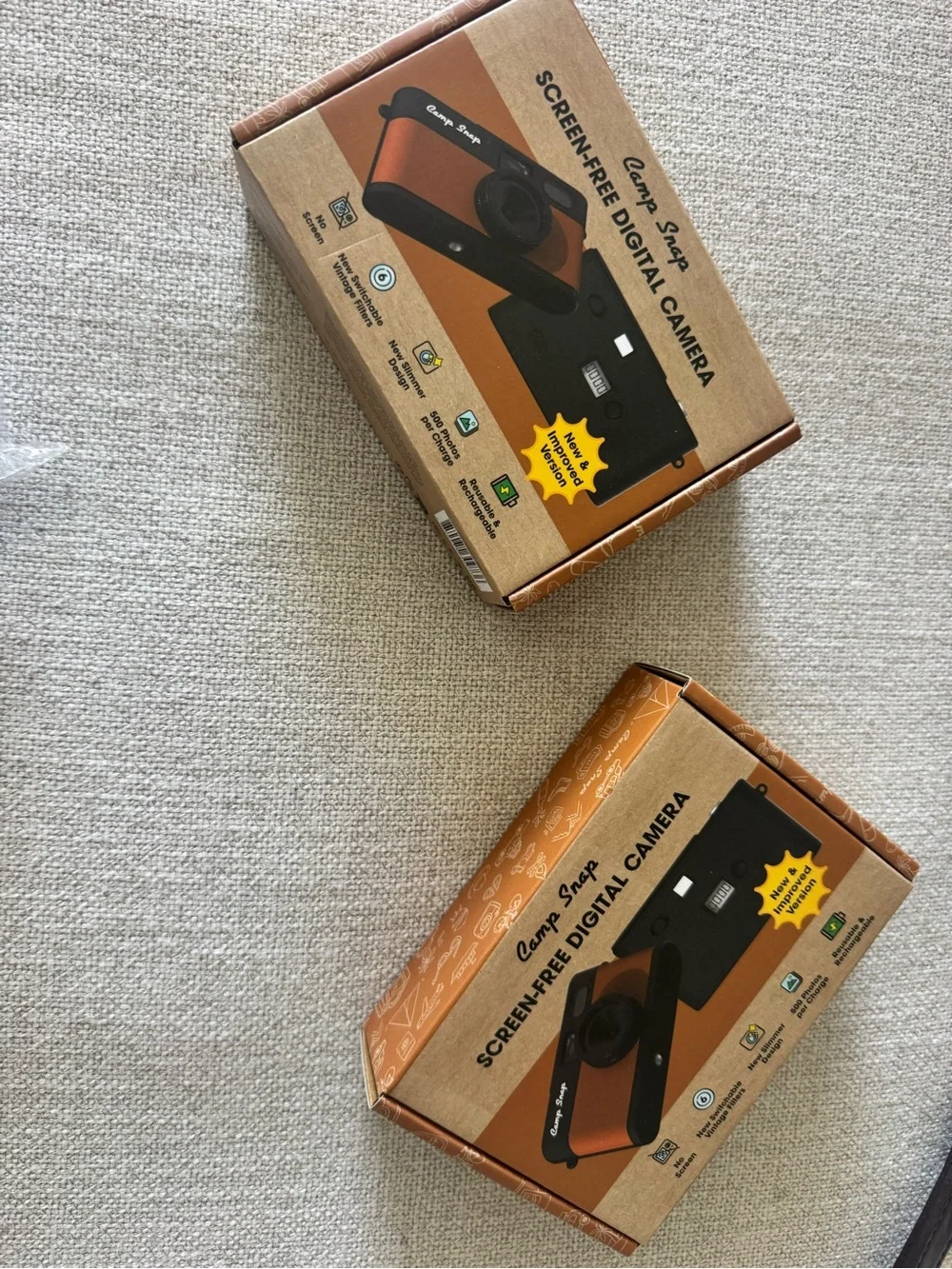 Camr Snap Screen-Free Digital Camera - Black & Orange